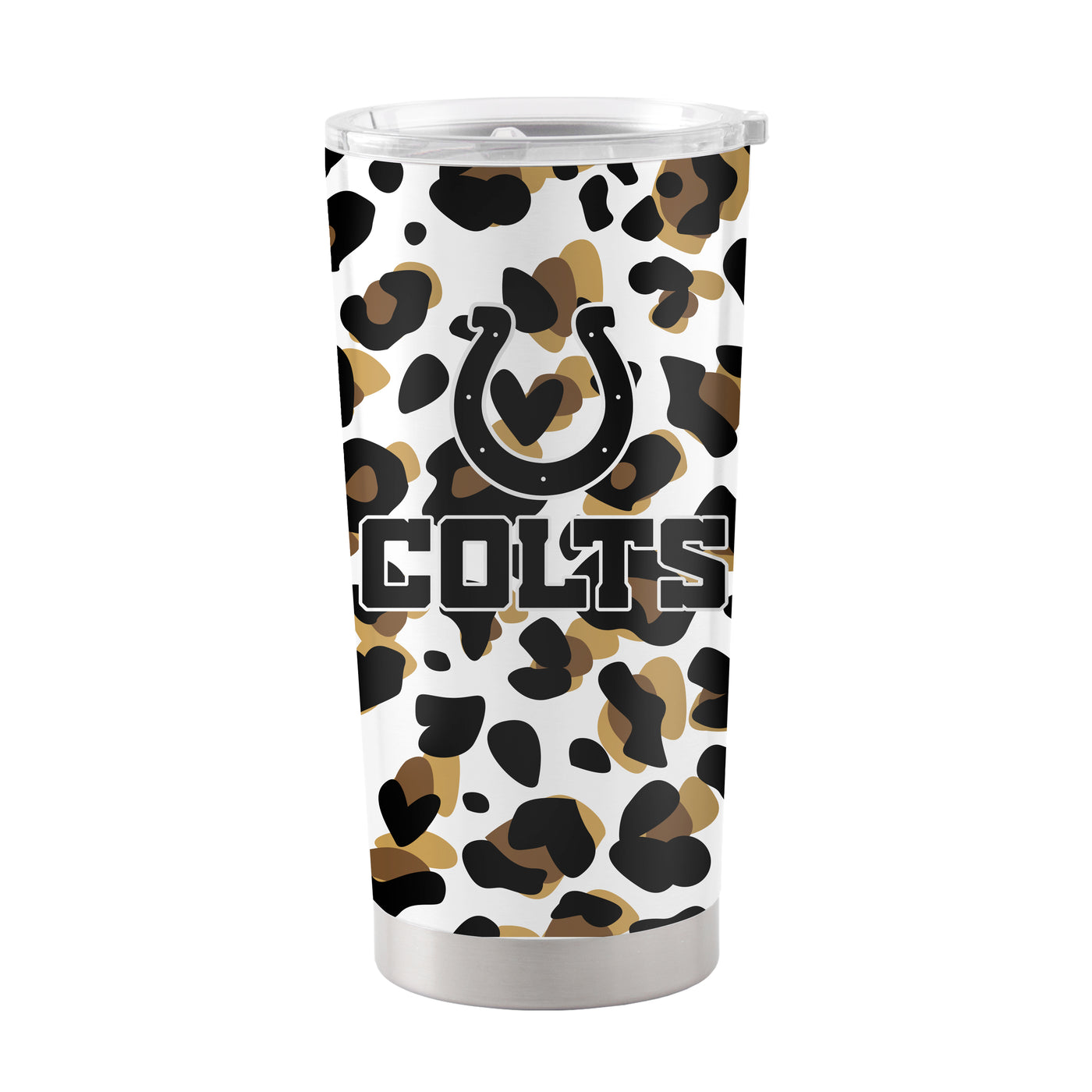 Indianapolis Colts 20oz Neutral Leopard Stainless Tumbler