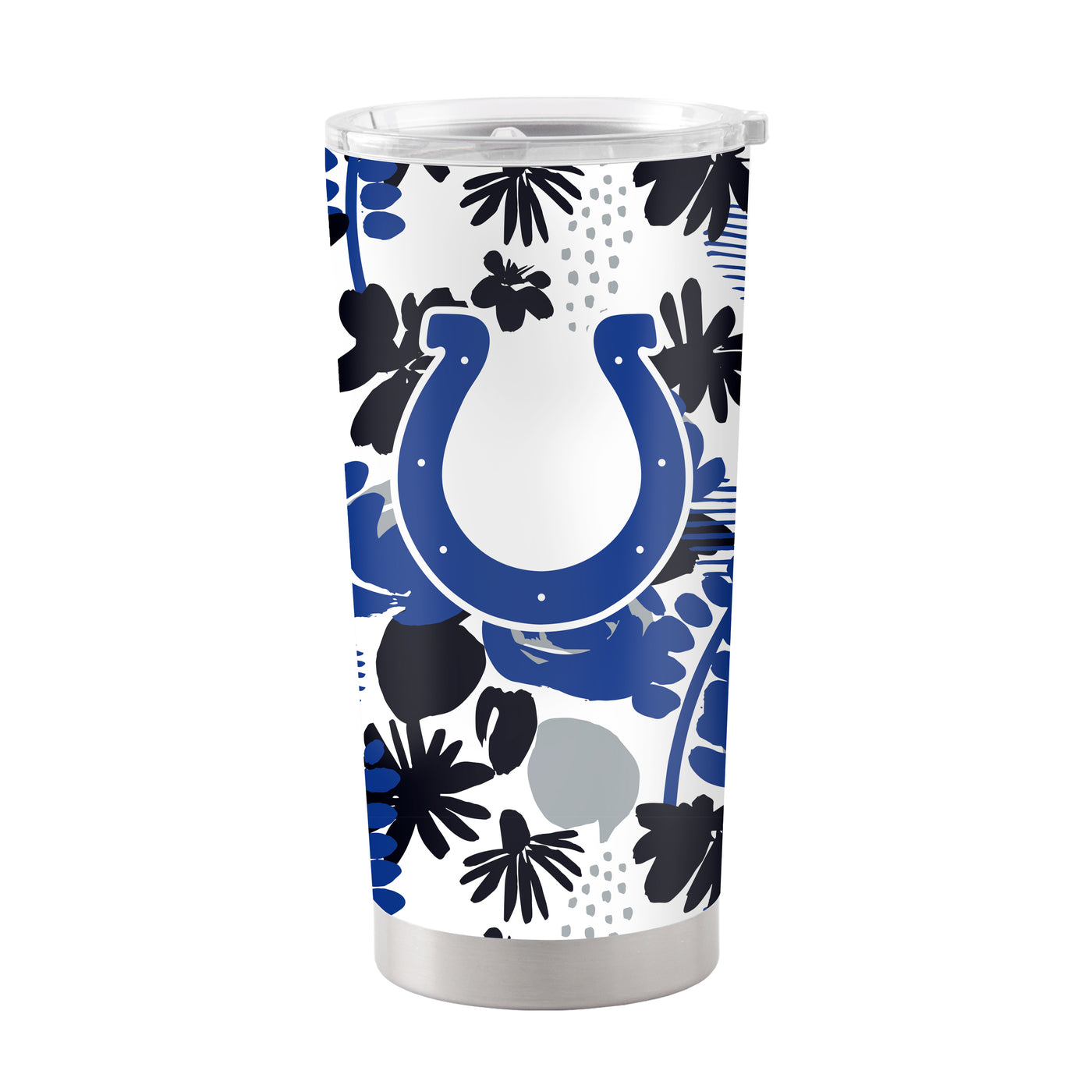 Indianapolis Colts 20oz Floral Stainless Tumbler