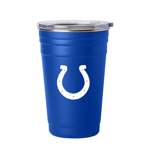 Indianapolis Colts 22oz Flipside stainless steel drinkware cup with team logo, durable and spill-proof for fans.