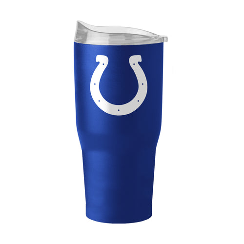 Indianapolis Colts 30oz Flipside powder coat tumbler with team logo, durable drinkware for fans and on-the-go use