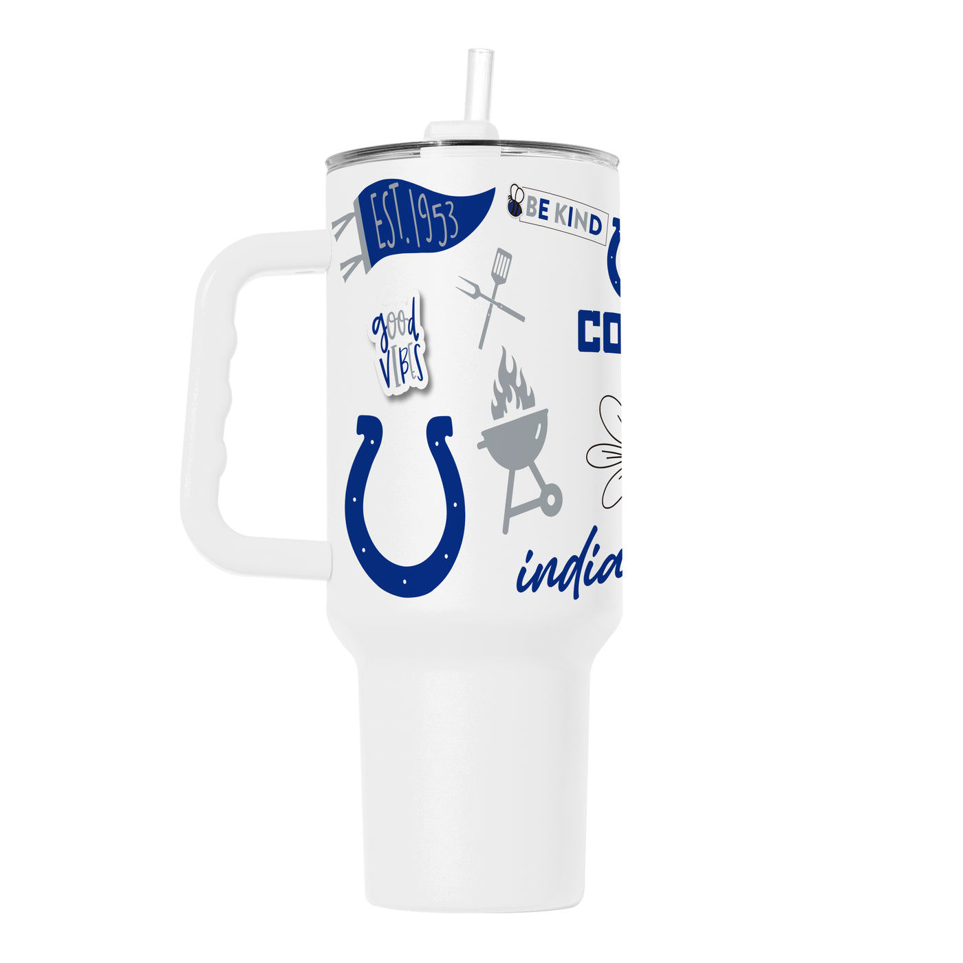 Indianapolis Colts 40oz Native Powder Coat Tumbler