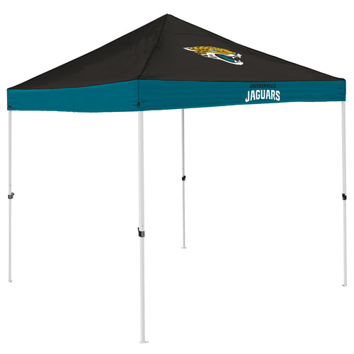 Jacksonville Jaguars Economy Canopy shelter with team logo, portable outdoor shelter for fans and events.