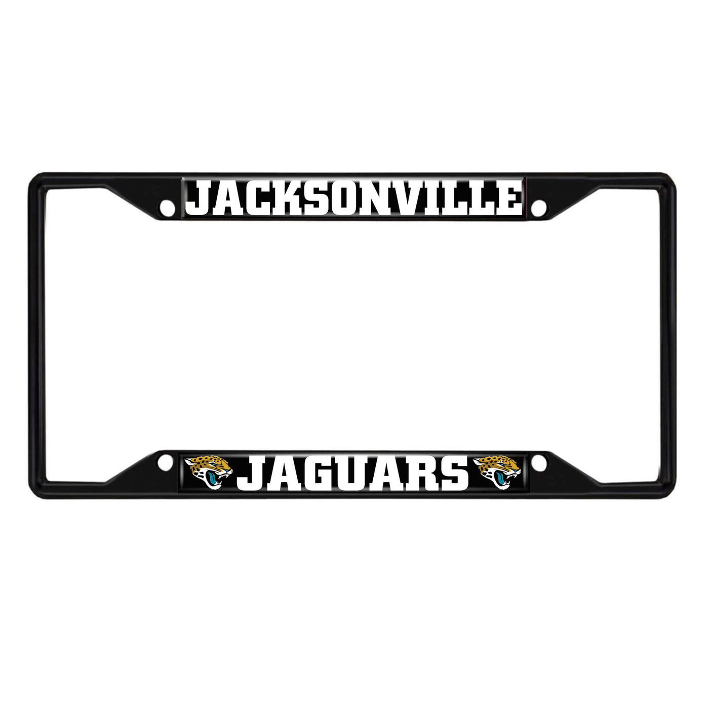 NFL - Jacksonville Jaguars Black License Plate Frame