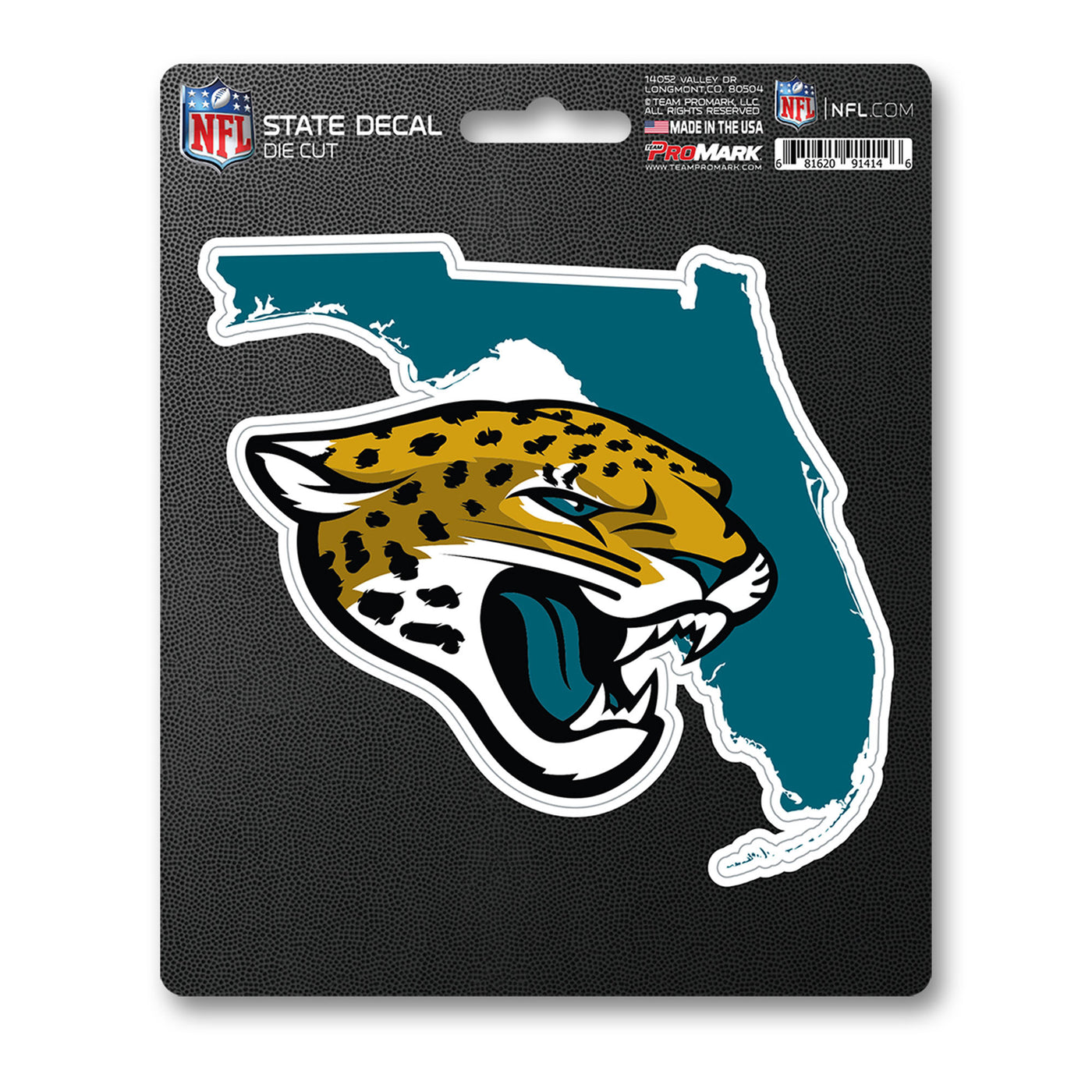 NFL - Jacksonville Jaguars State Shape Decal