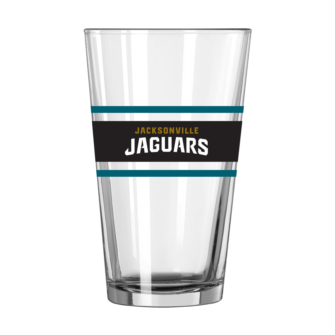 Jacksonville Jaguars 16oz Stripe Pint Glass