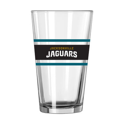 Jacksonville Jaguars 16oz Stripe Pint Glass