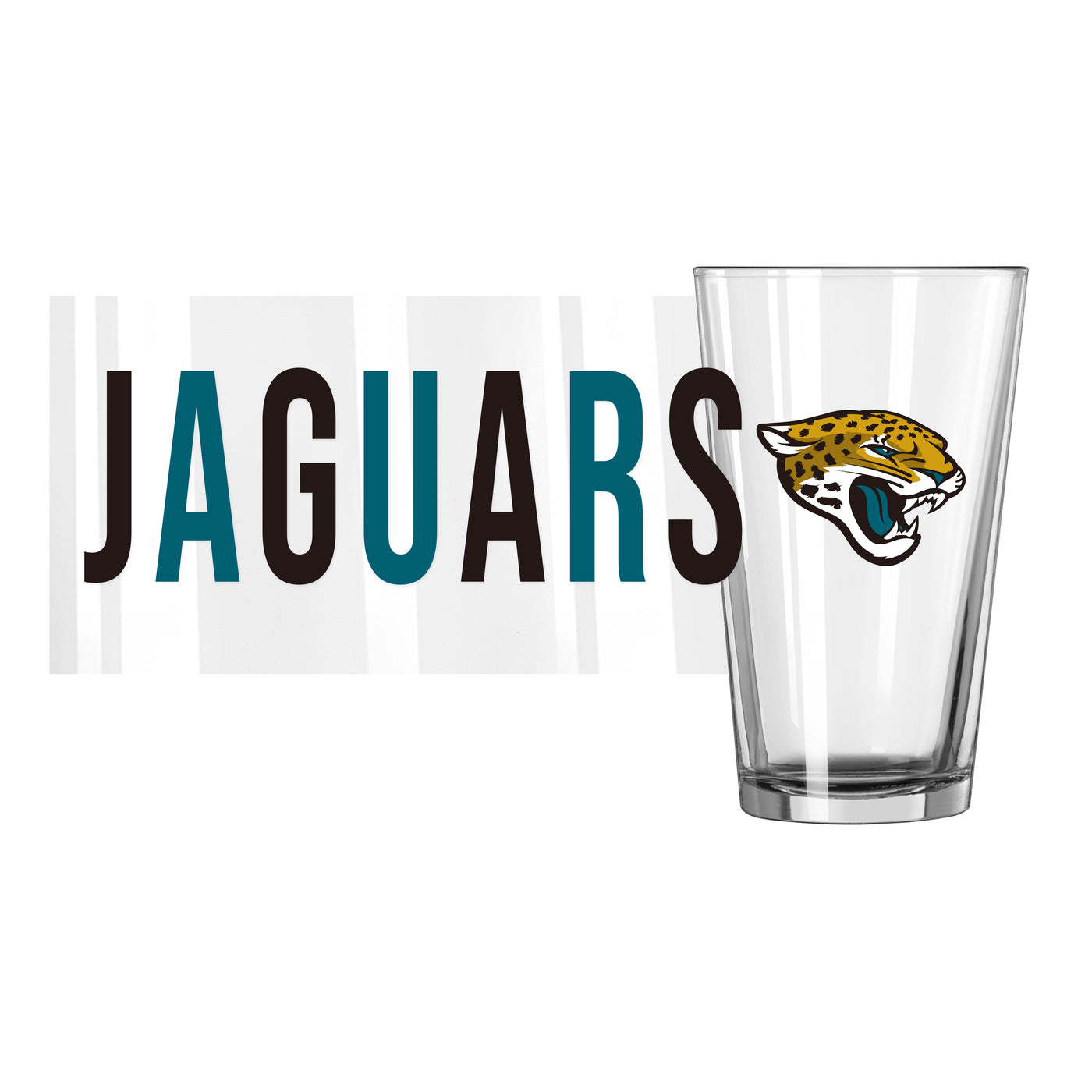 Jacksonville Jaguars 16oz Overtime Pint Glass