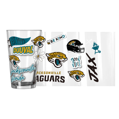Jacksonville Jaguars 16oz Native Pint Glass