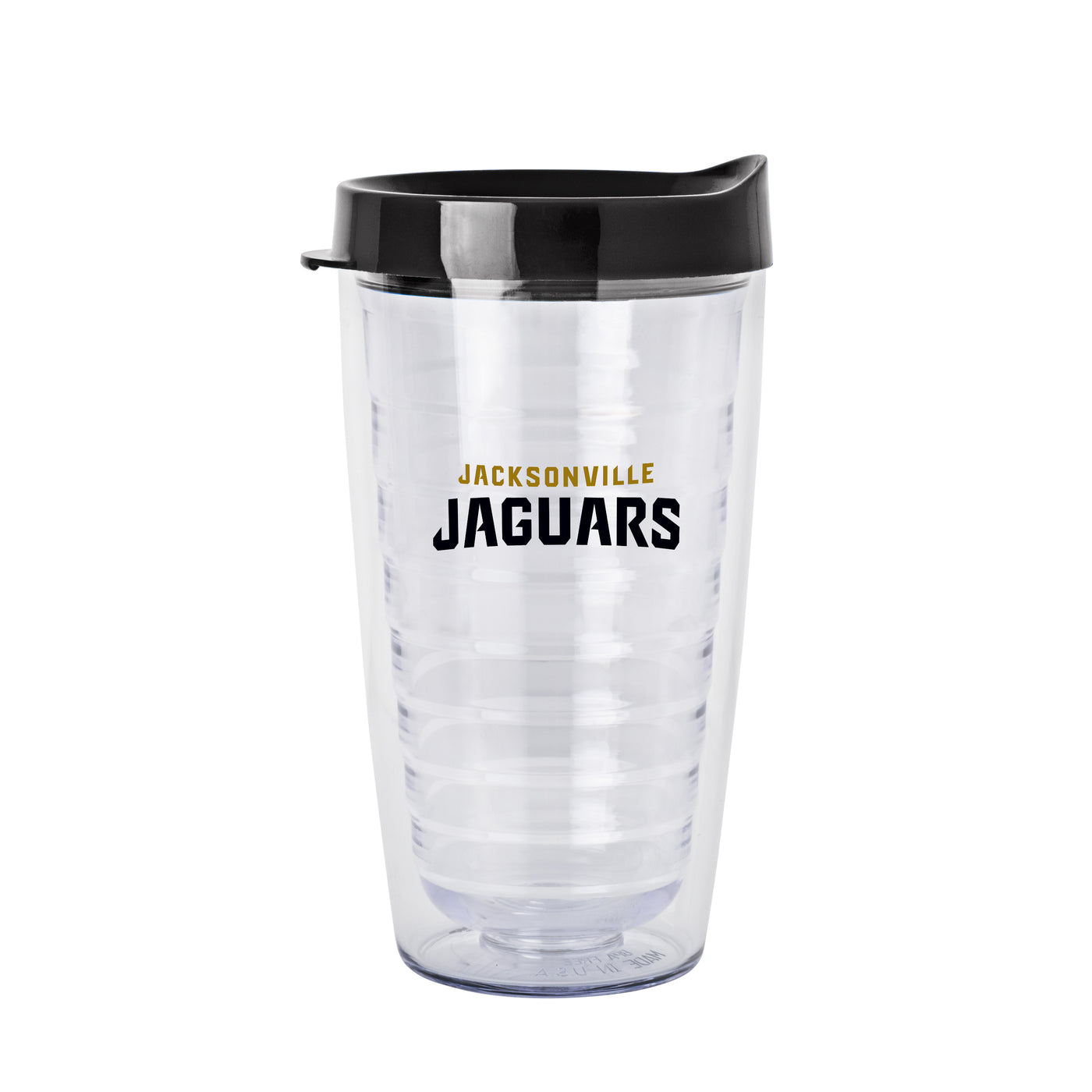 Jacksonville Jaguars 16oz Flipside Dbl Wall Clear Tumbler