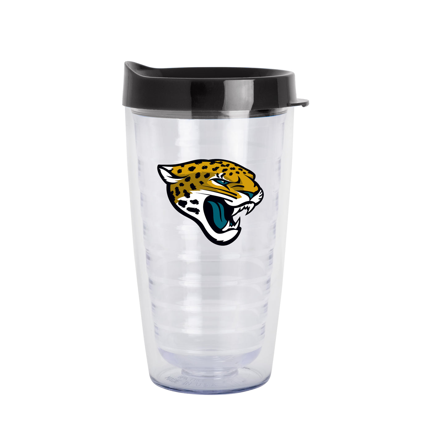 Jacksonville Jaguars 16oz Flipside Dbl Wall Clear Tumbler