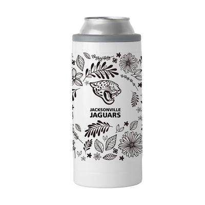 Jacksonville Jaguars 12oz Botanical Slim Can Coolie