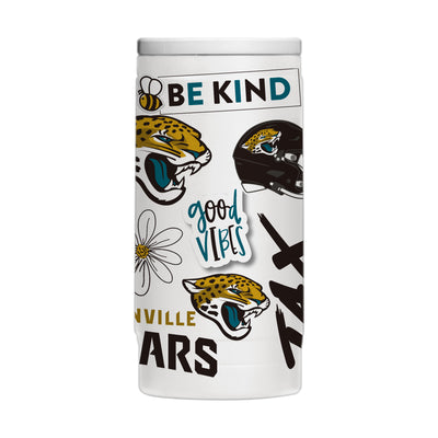 Jacksonville Jaguars 12oz Native Powercoat Slim Can Coolie