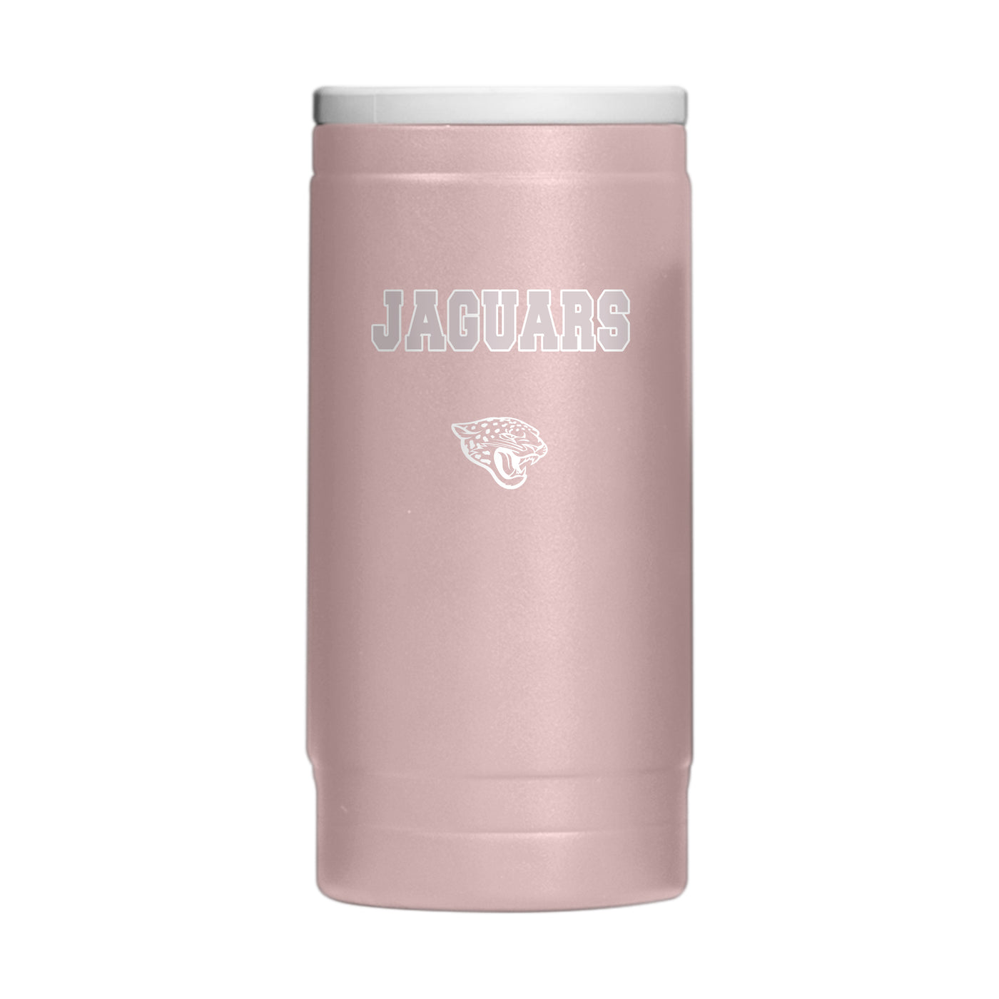 Jacksonville Jaguars  Stencil Powder Coat Slim Can Coolie