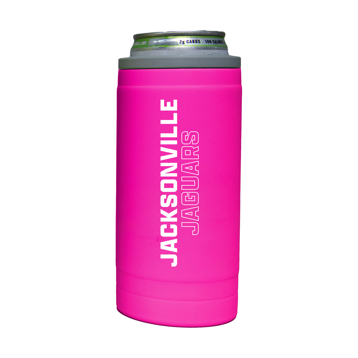Jacksonville Jaguars 12oz Electric Stacked Soft Touch Slim Coolie