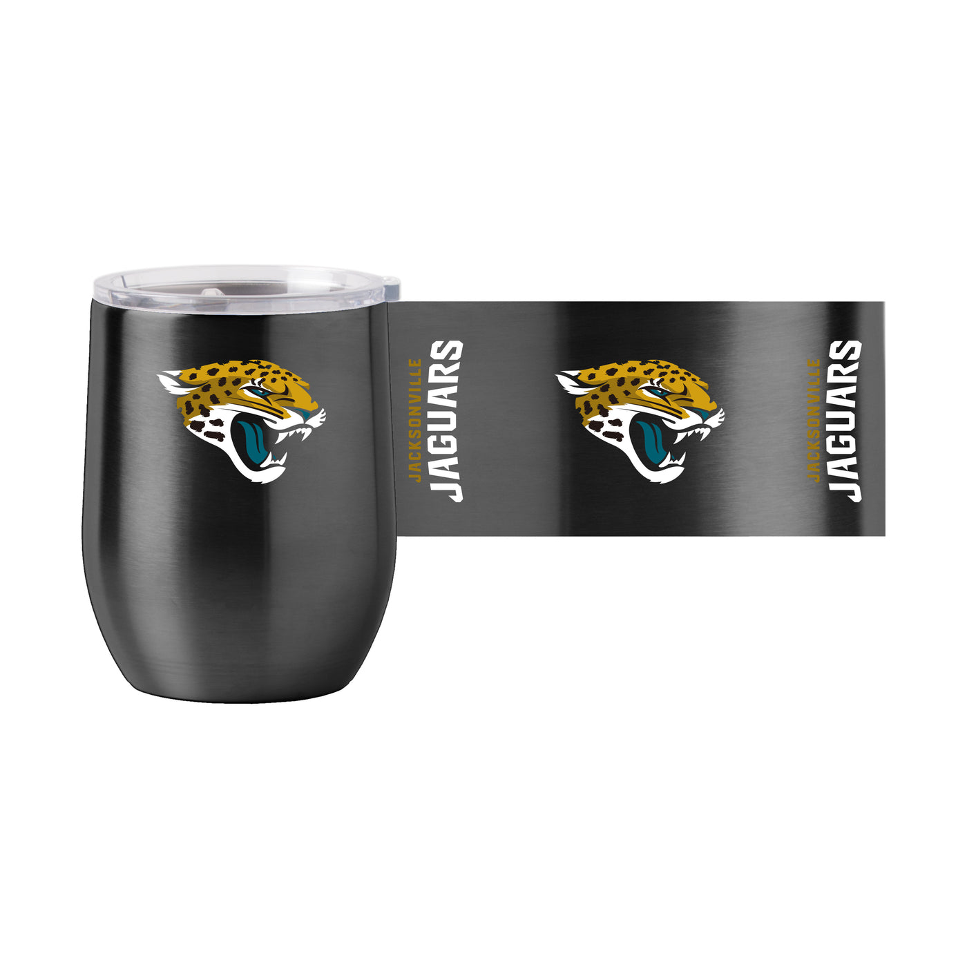 Jacksonville Jaguars 16oz Gameday Stainless Curved Beverage - Logo Brands