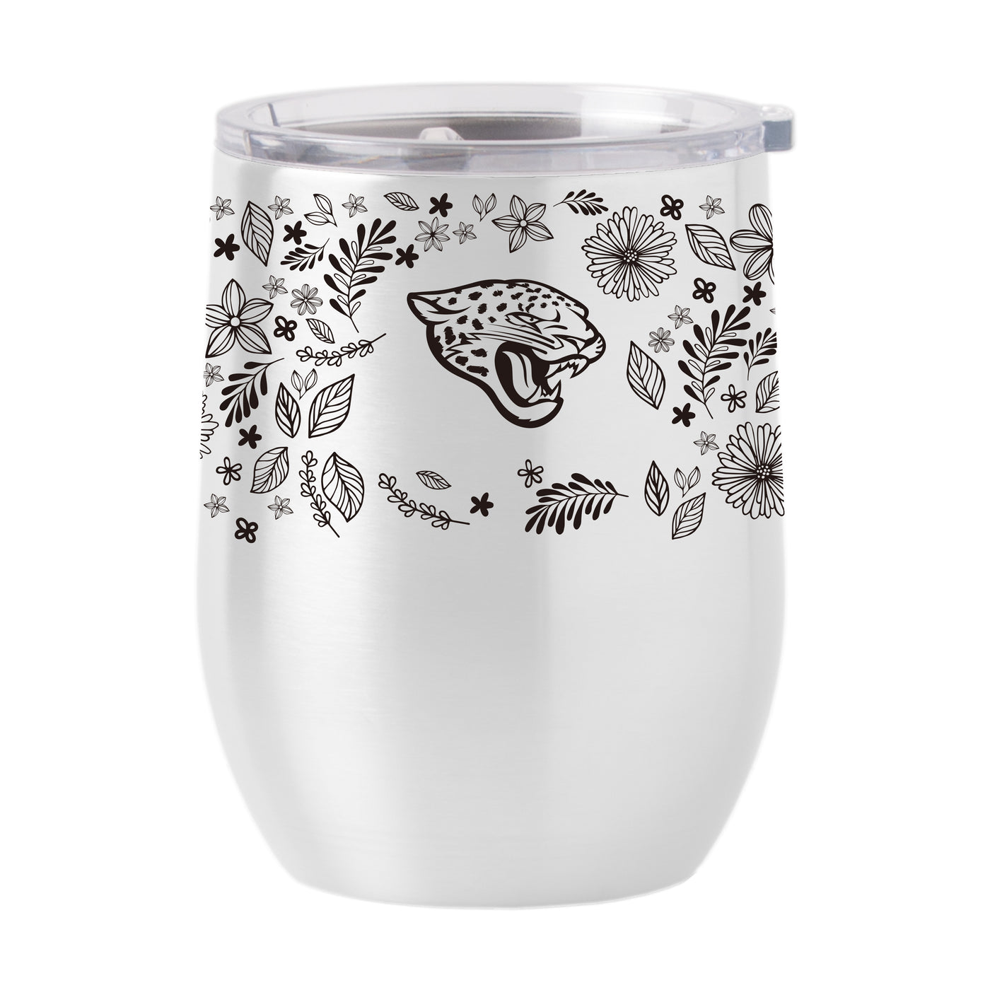 Jacksonville Jaguars 16oz Botanical Stainless Curved Beverage