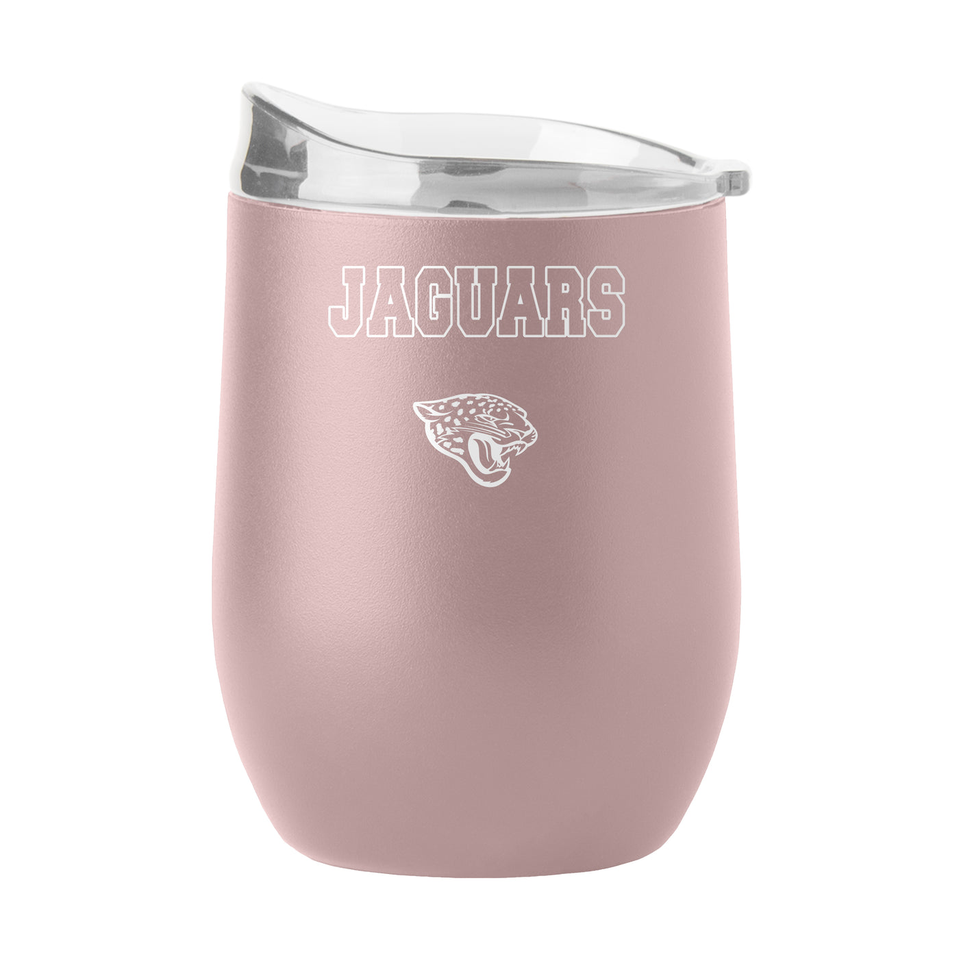 Jacksonville Jaguars 16oz Stencil Powder Coat Curved Beverage