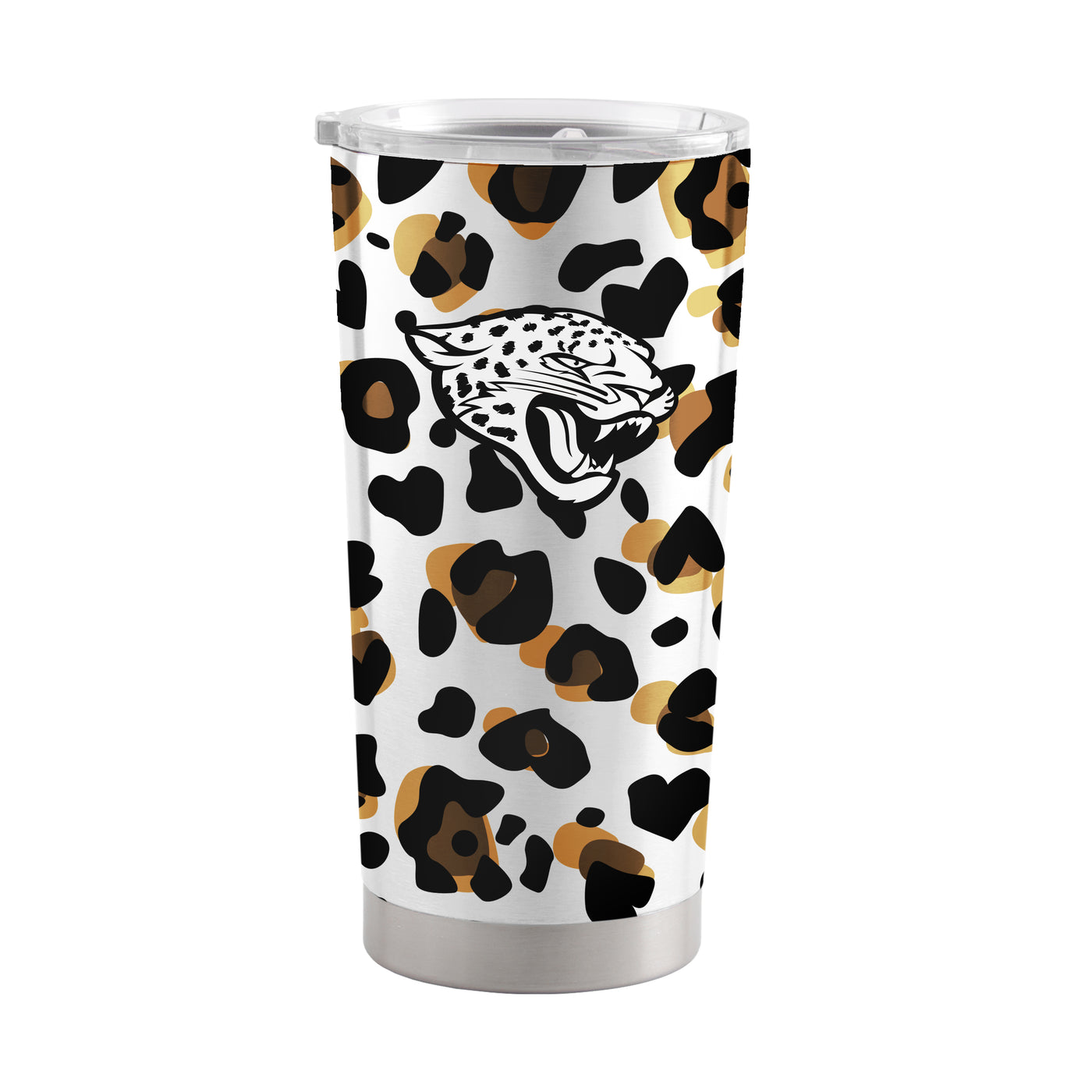 Jacksonville Jaguars 20oz Neutral Leopard Stainless Steel Tumbler