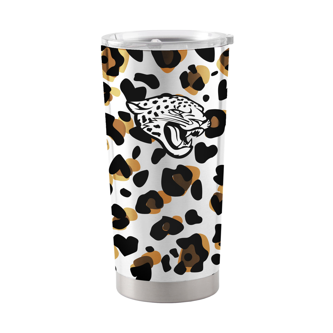 Jacksonville Jaguars 20oz Neutral Leopard Stainless Steel Tumbler