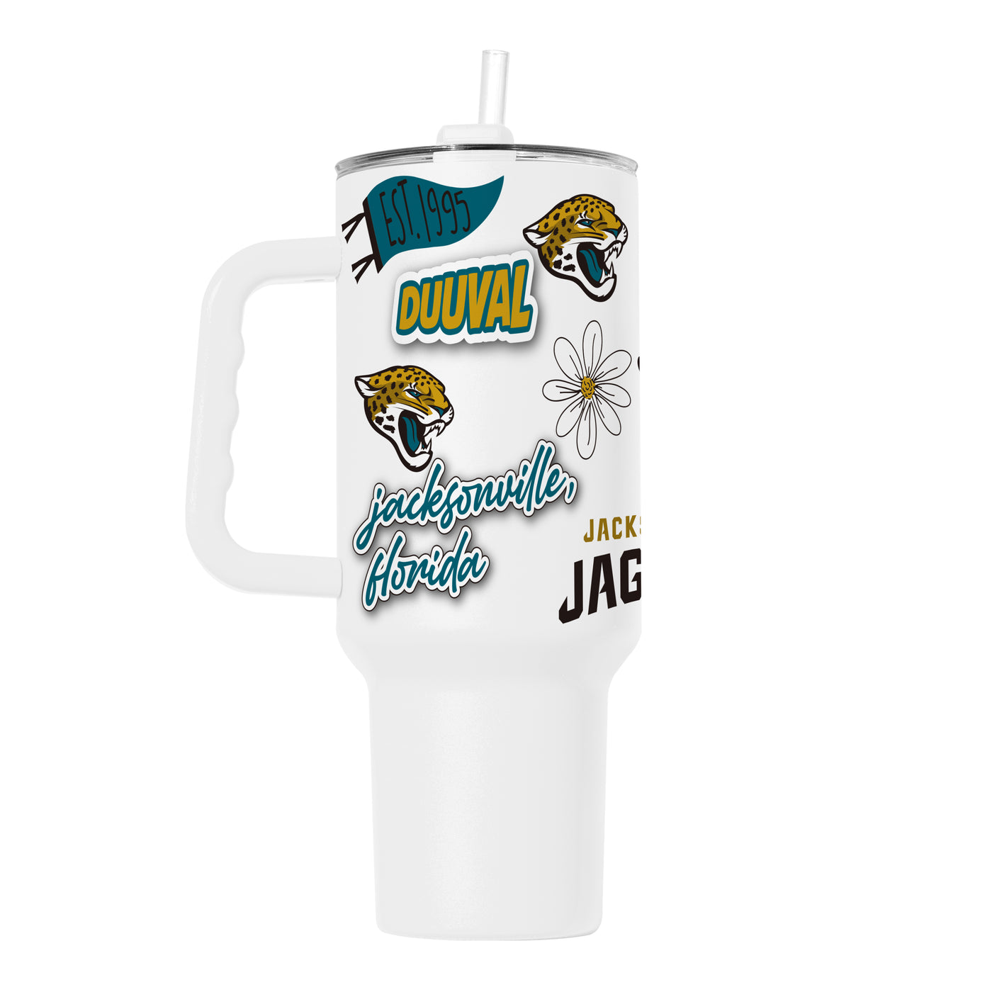 Jacksonville Jaguars 40oz Native Powder Coat Tumbler