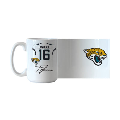 Jacksonville Jaguars Trevor Lawrence Jersey 15oz Sublimated Mug