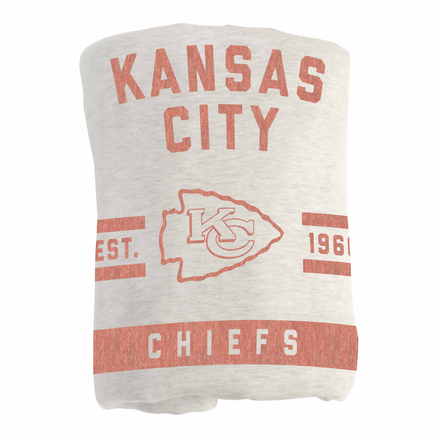 Kansas City Chiefs Oatmeal Sweatshirt Blanket