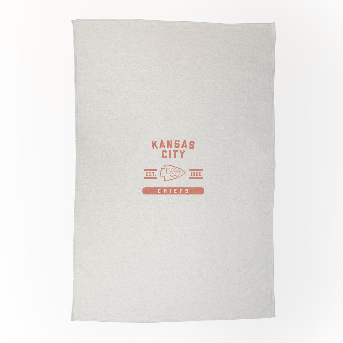 Kansas City Chiefs Oatmeal Sweatshirt Blanket