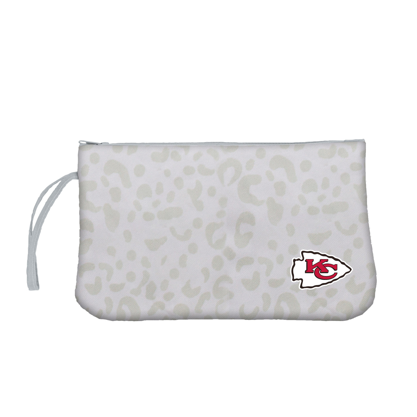 Kansas City Chiefs Leopard Print Wristlet