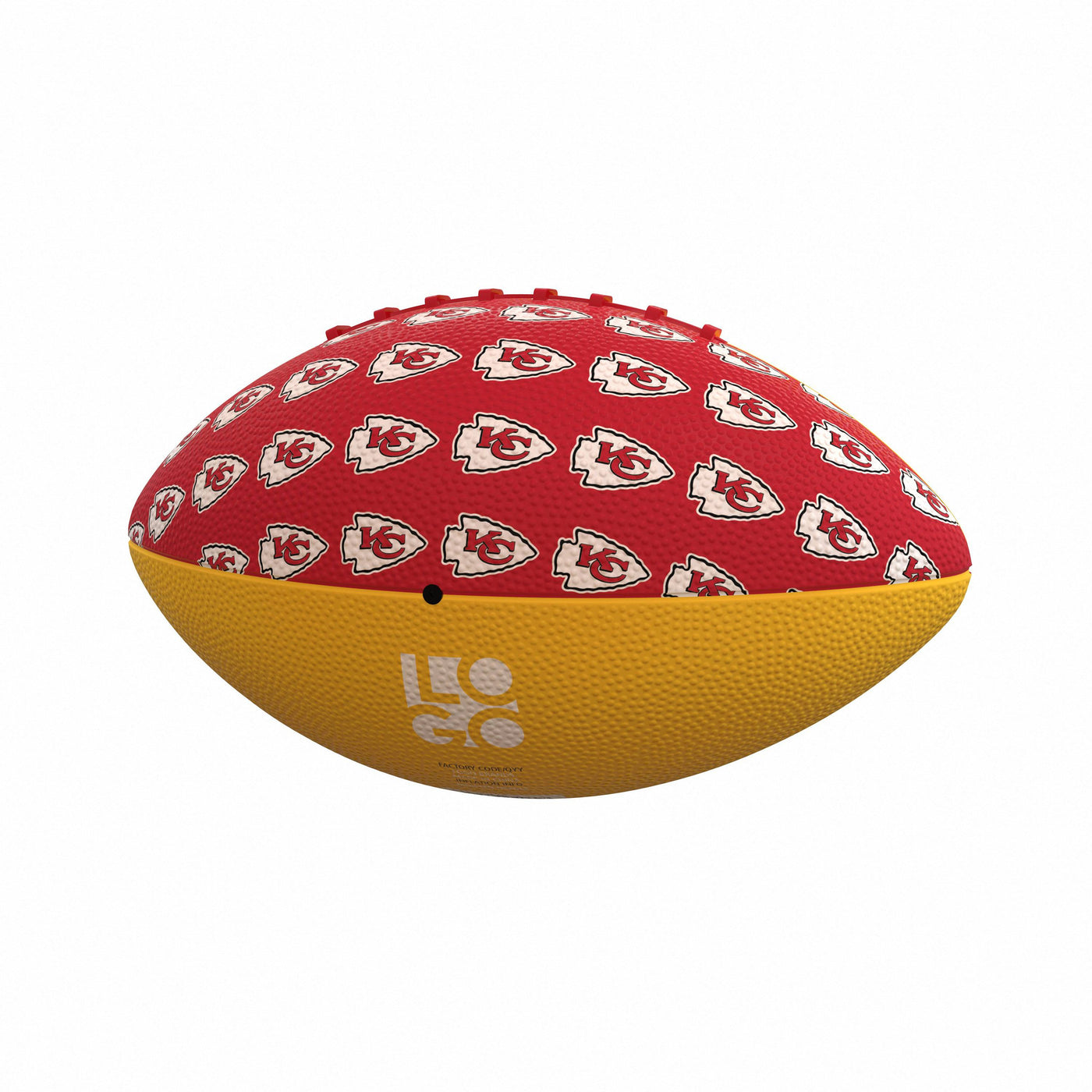 Kansas City Chiefs Mini Size Rubber Football