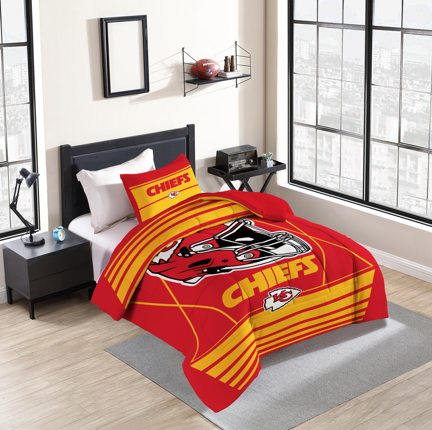 Kansas City Chiefs Crosser Comforter Set Twin