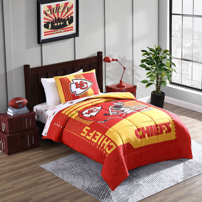 Kansas City Chiefs Status Bed In A Bag Twin
