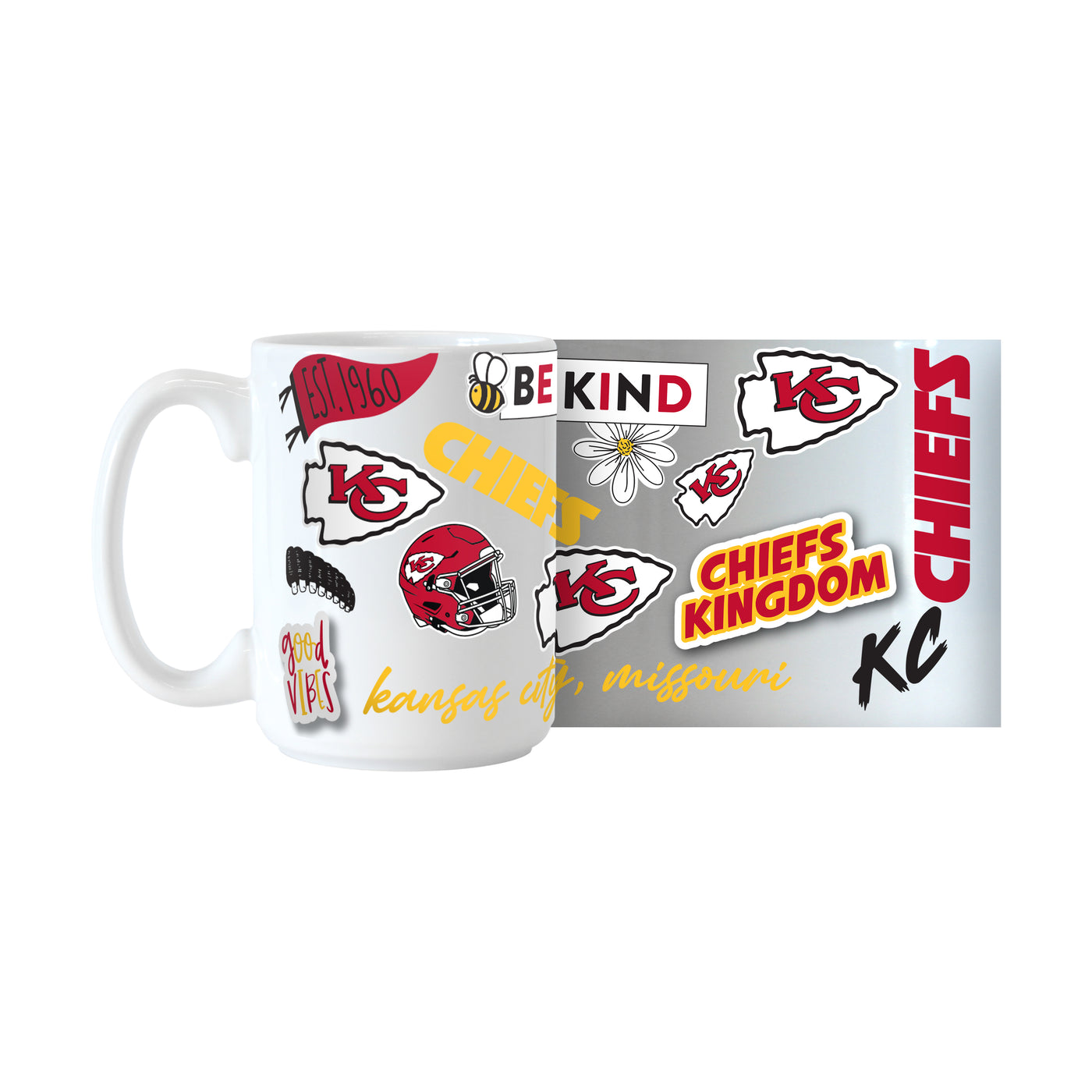 Kansas City Chiefs 15oz Native Sublimated Mug