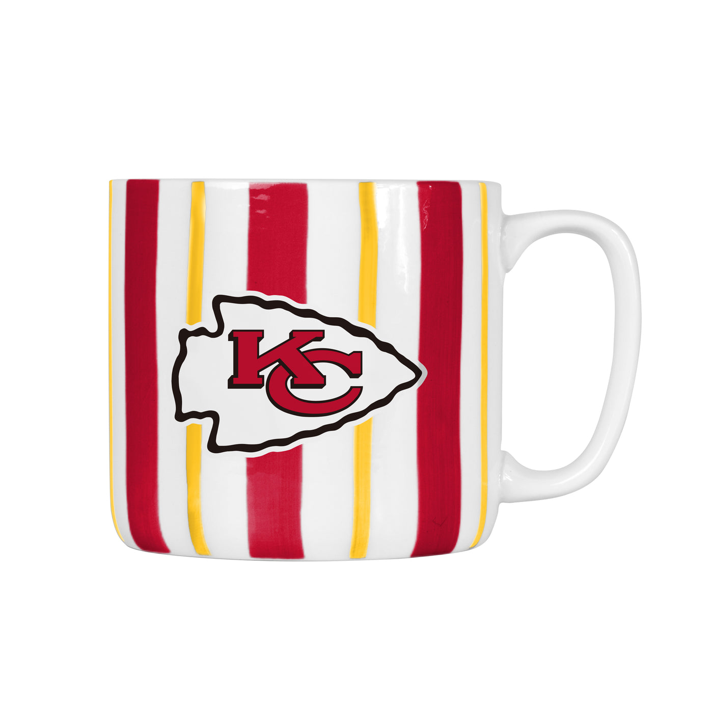 Kansas City Chiefs 16oz Brushstroke Stripe Mug