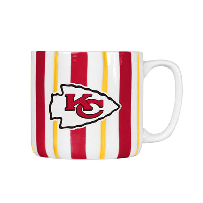 Kansas City Chiefs 16oz Brushstroke Stripe Mug