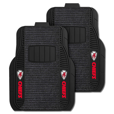 NFL - Kansas City Chiefs 2-pc Deluxe Car Mat Set