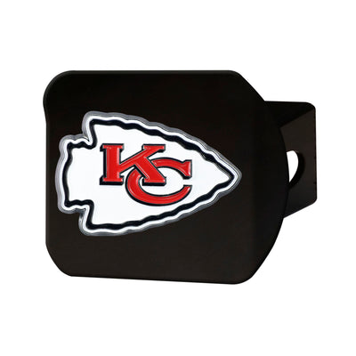 NFL - Kansas City Chiefs Color on Black Hitch Cover