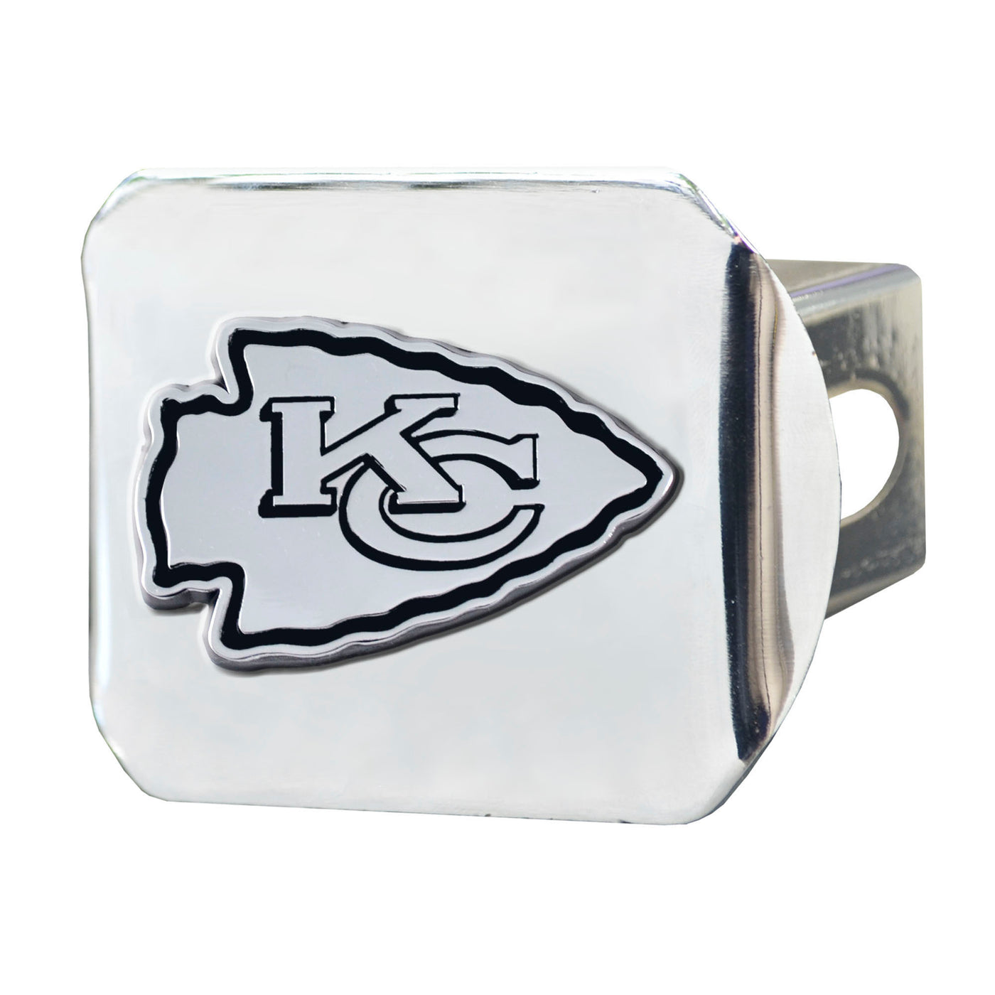 NFL - Kansas City Chiefs Chrome on Chrome Hitch Cover