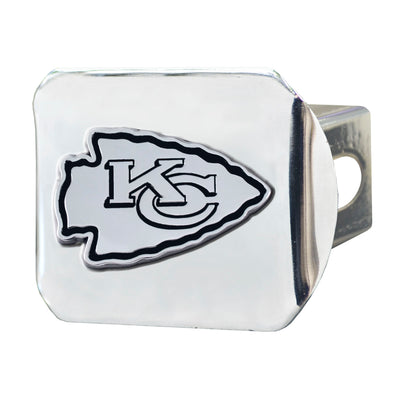 NFL - Kansas City Chiefs Chrome on Chrome Hitch Cover