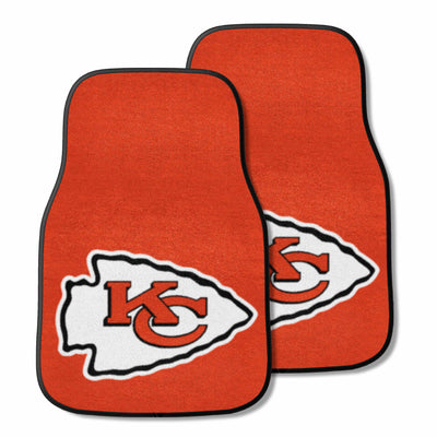 NFL - Kansas City Chiefs 2-pc Carpet Car Mat Set