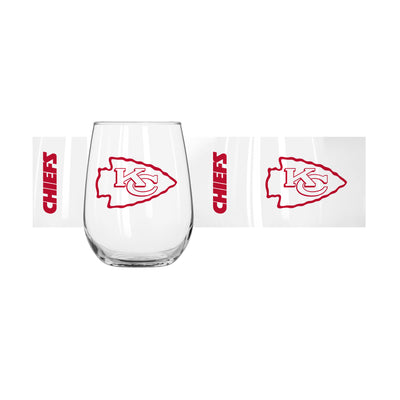 Kansas City Chiefs 16oz Gameday Curved Beverage Glass