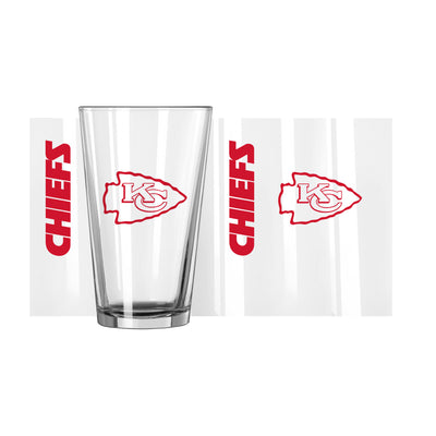 Kansas City Chiefs 16oz Gameday Pint Glass - Logo Brands