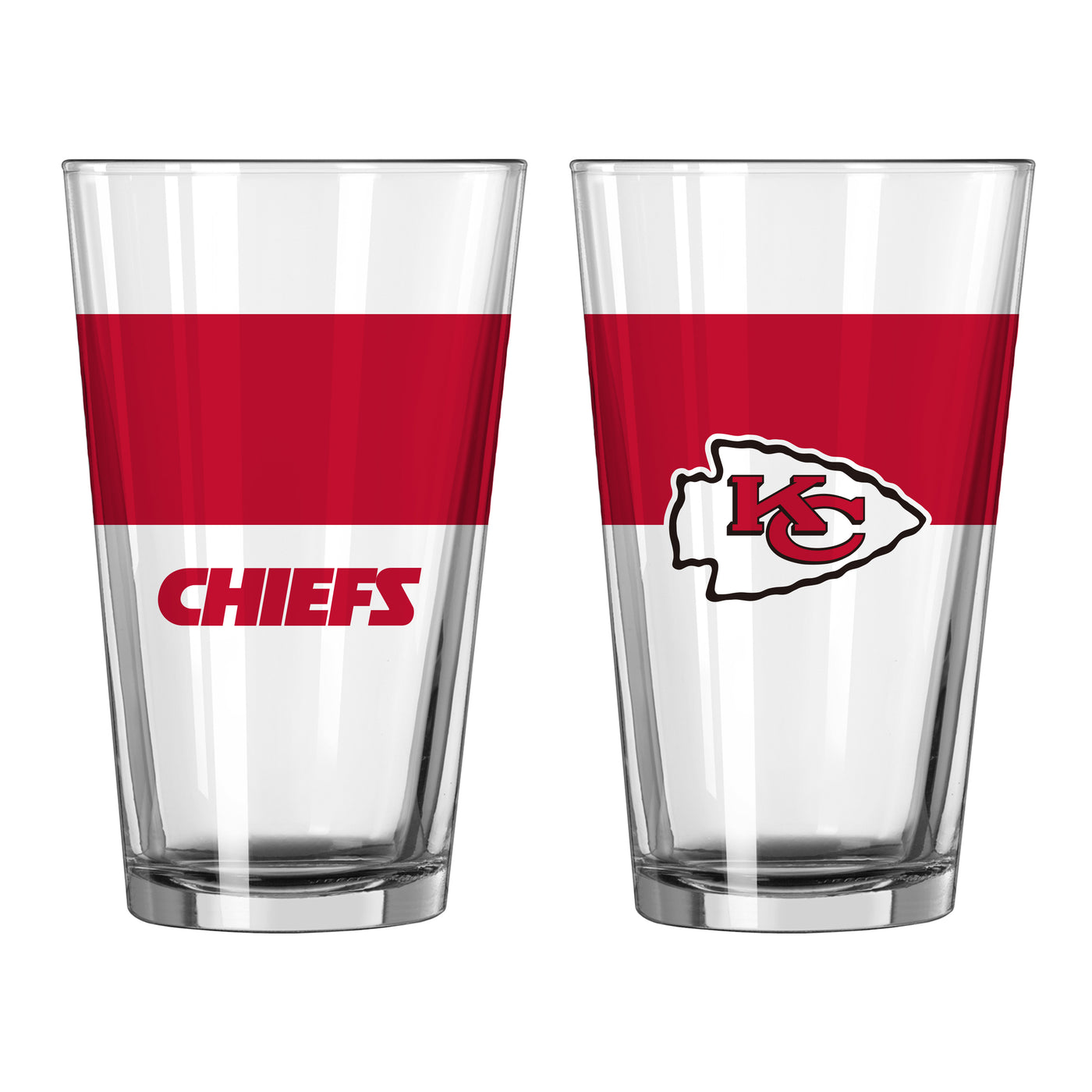 Kansas City Chiefs 16oz Colorblock Pint Glass