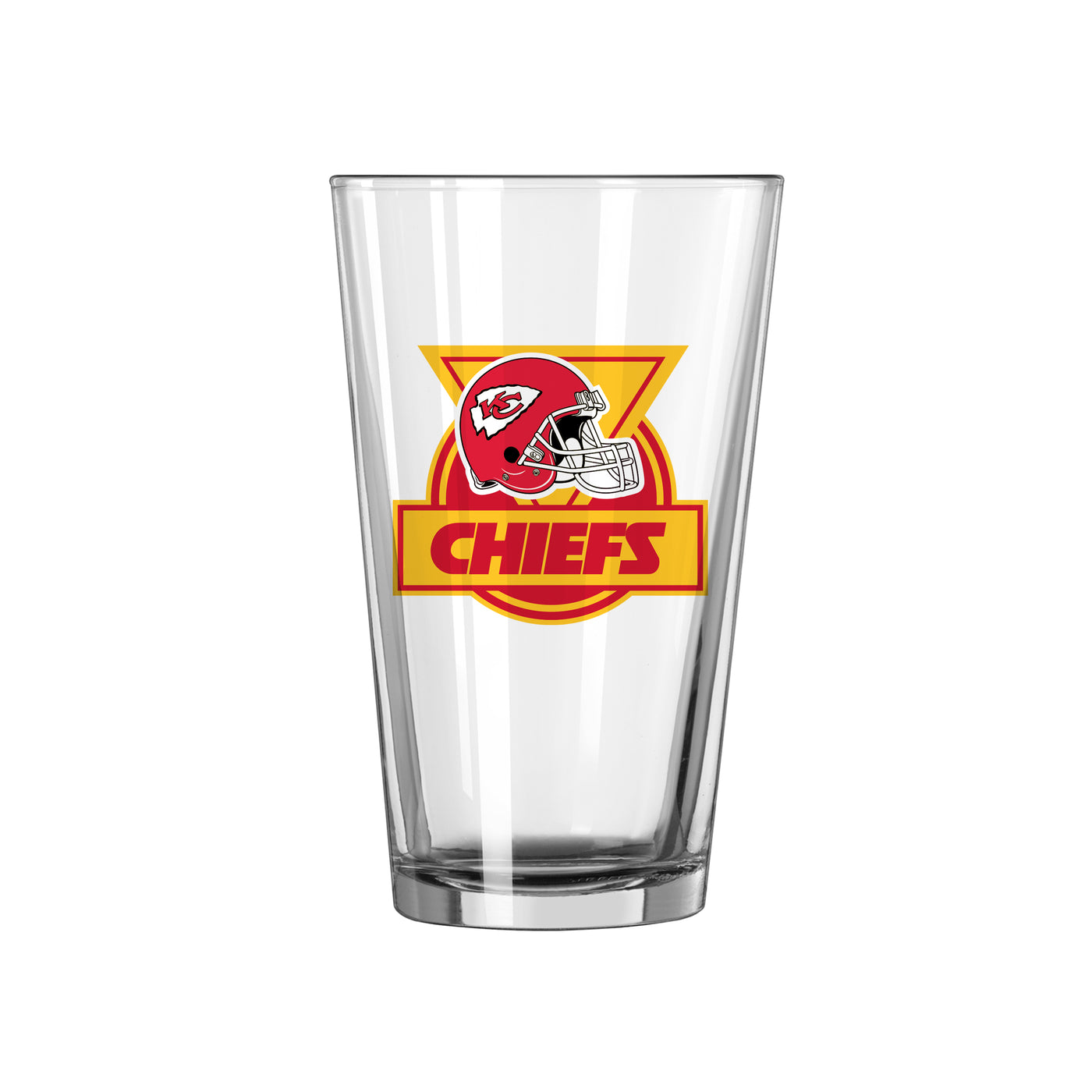 Kansas City Chiefs 16oz Retro Pint Glass