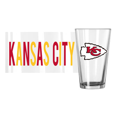 Kansas City Chiefs 16oz Overtime Pint Glass