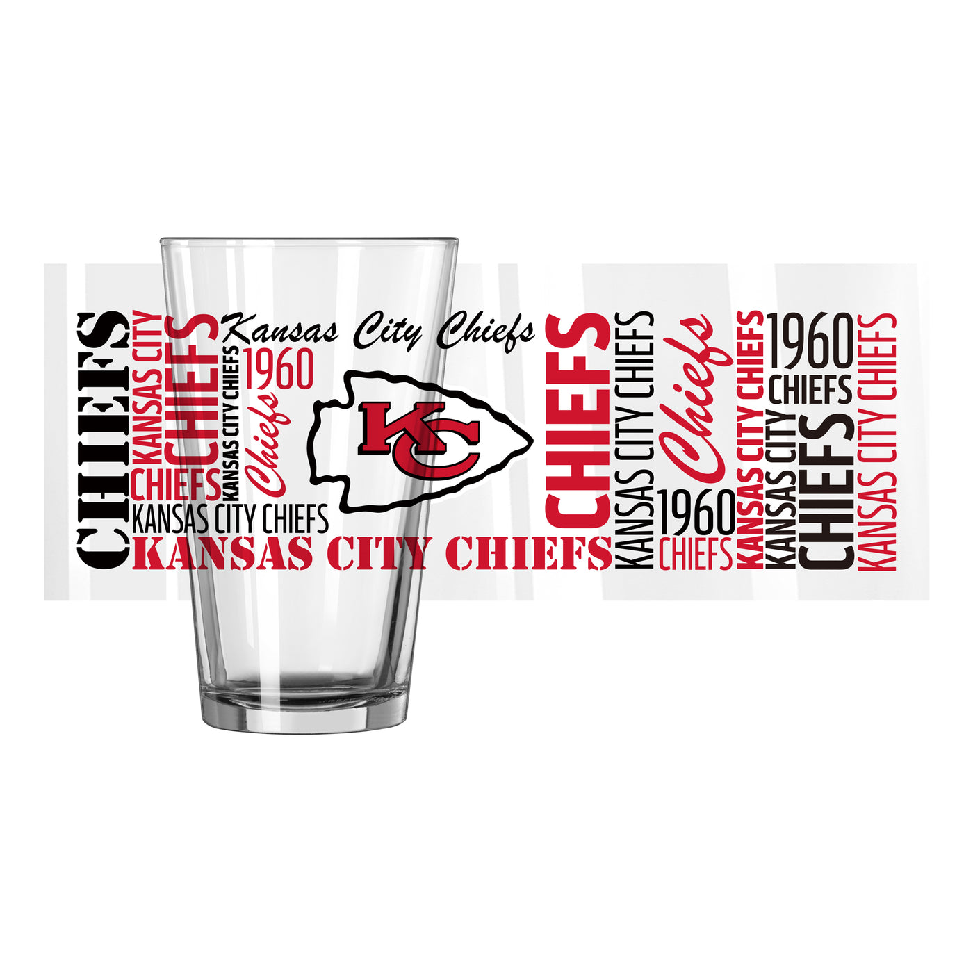 Kansas City Chiefs 16oz Spirit Pint Glass