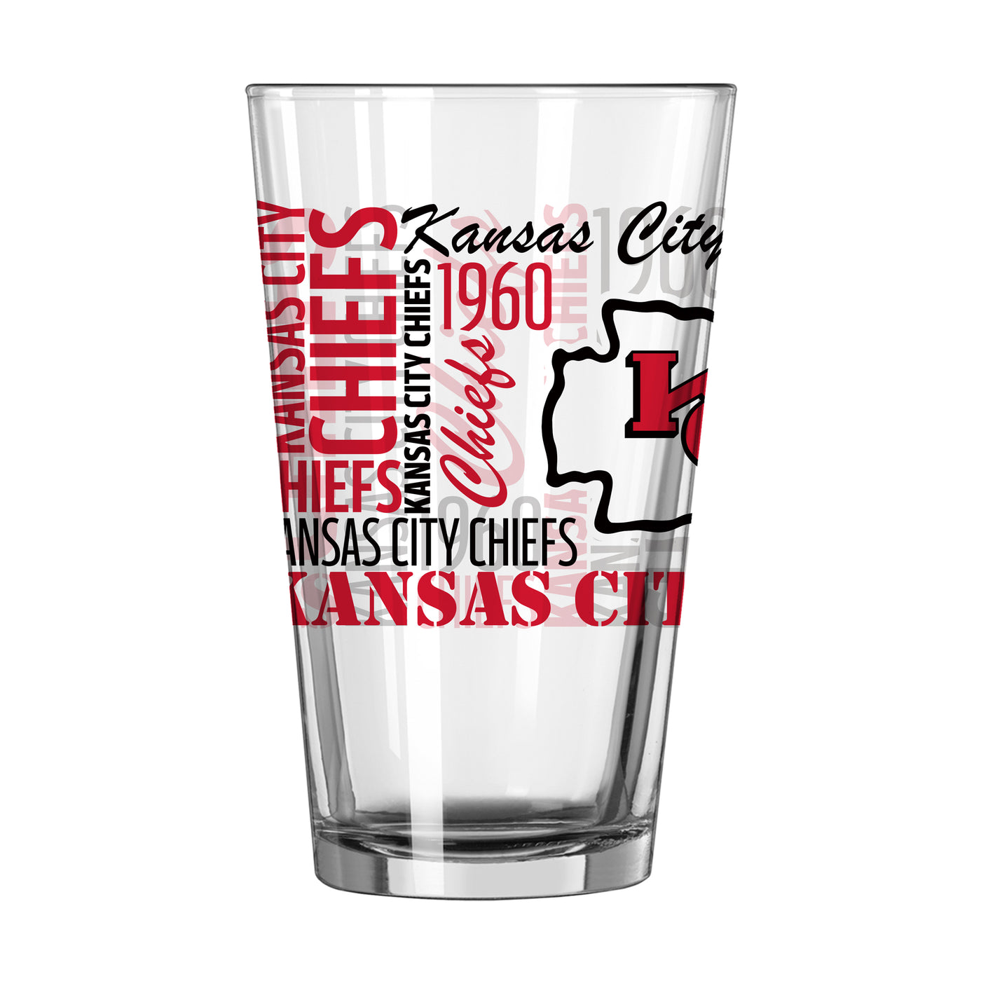 Kansas City Chiefs 16oz Spirit Pint Glass