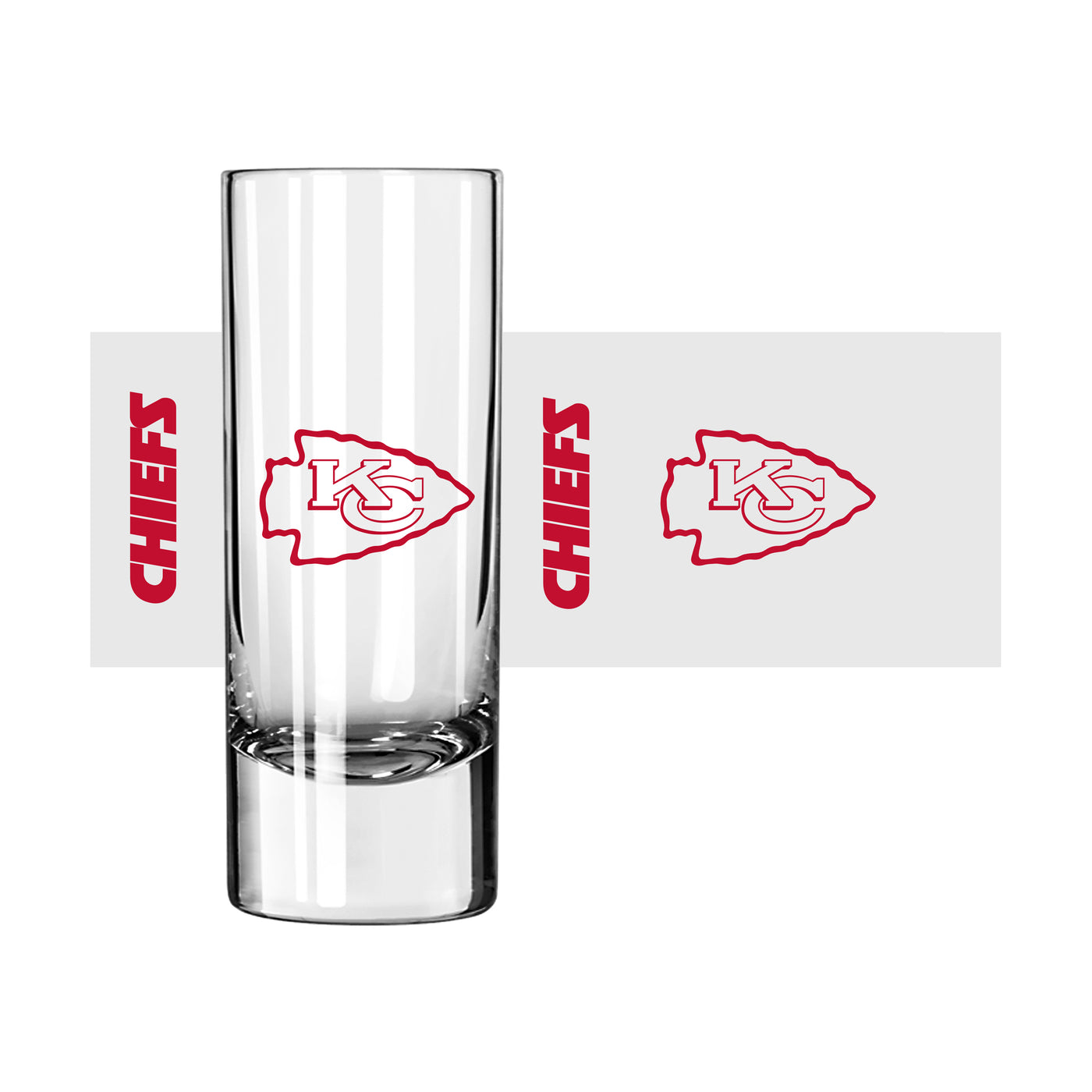Kansas City Chiefs 2.5oz Gameday Shooter Glass - Logo Brands