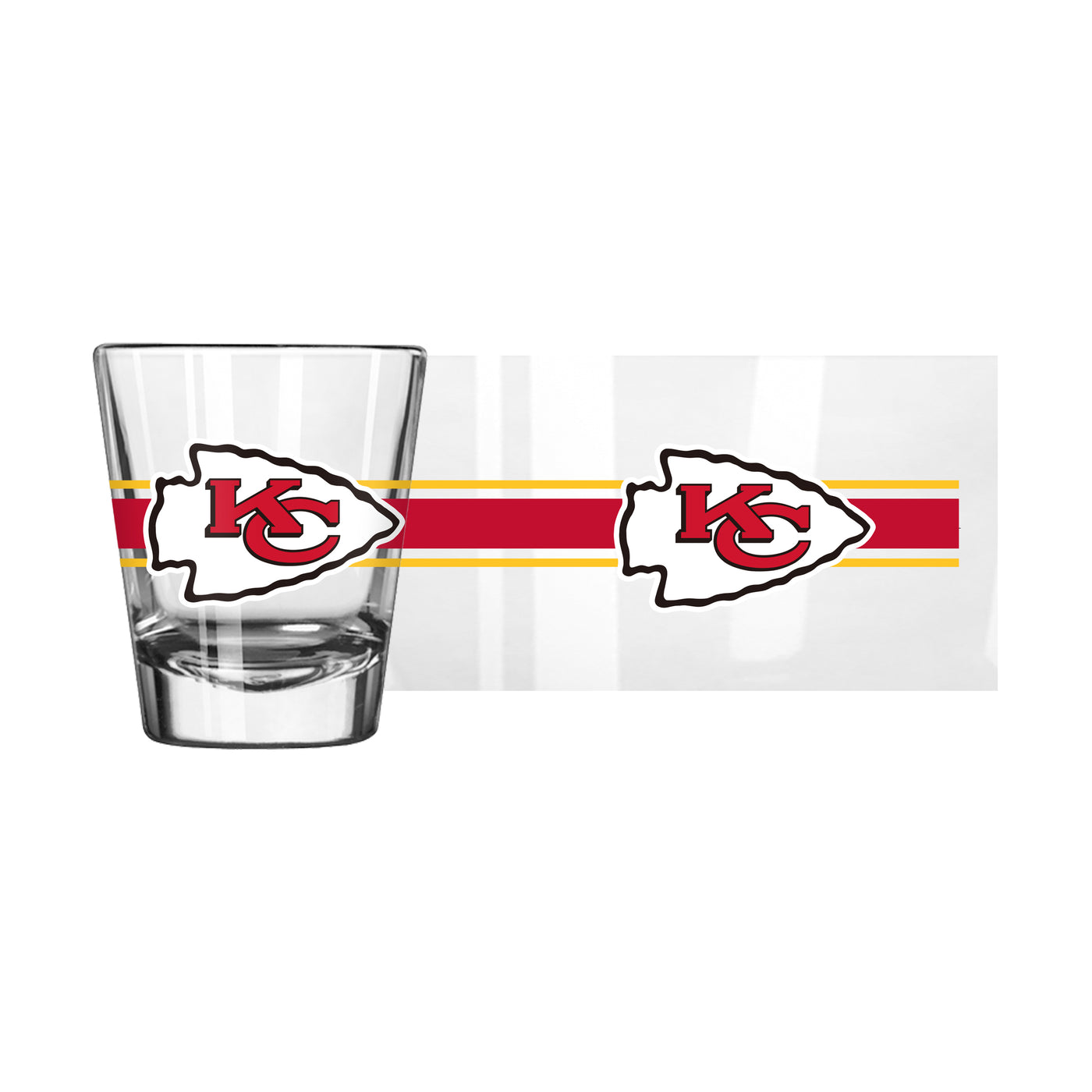 Kansas City Chiefs 2oz Stripe Shot Glass