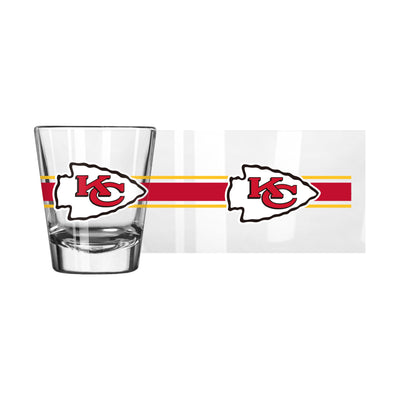 Kansas City Chiefs 2oz Stripe Shot Glass