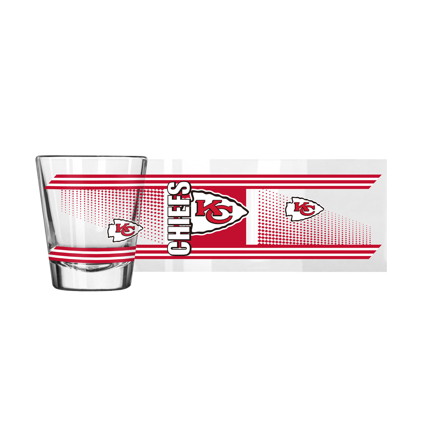 Kansas City Chiefs 2oz Hero Shot Glass